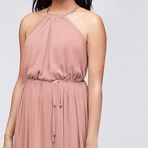 David’s Bridal Ballet Pink Bridesmaids Dress